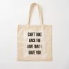 Can'T Take Back The Love That I Gave Tote Bag Official Trippie Redd Merch