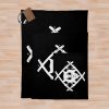 Hollowsquad - White Throw Blanket Official Trippie Redd Merch