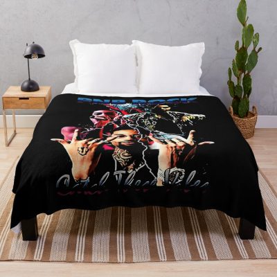 Vintage Rip Pnb Rock Throw Blanket Official Trippie Redd Merch