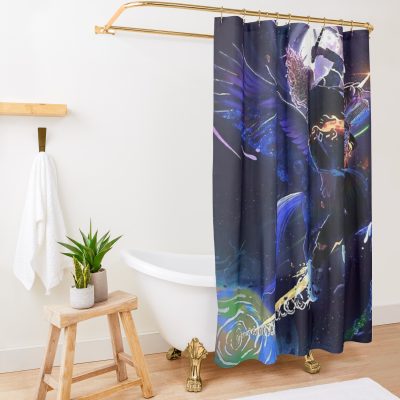 Wings Redd Shinning Shower Curtain Official Trippie Redd Merch