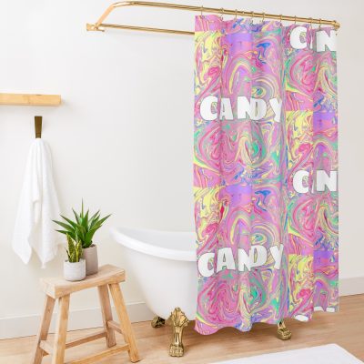 Candy Shower Curtain Official Trippie Redd Merch