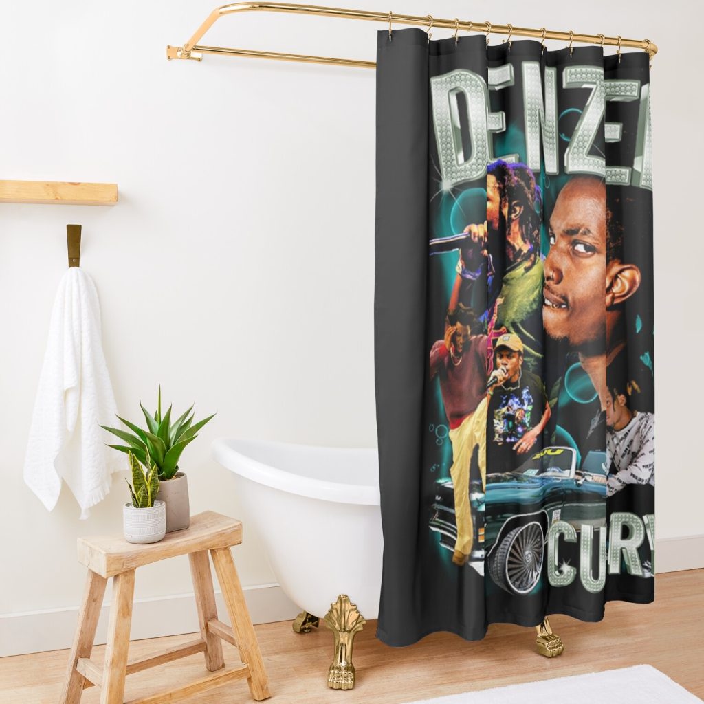 Denzel Curry Bootleg Shower Curtain Official Trippie Redd Merch