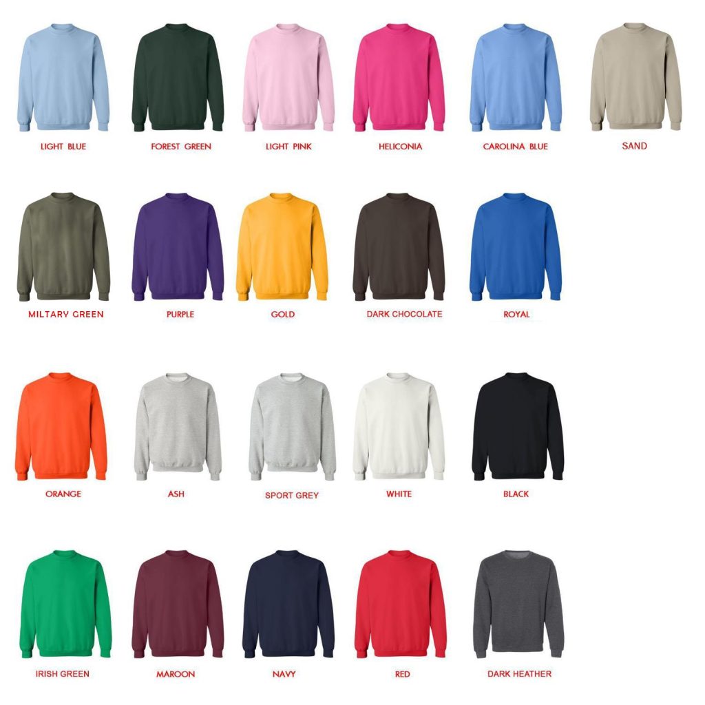 sweatshirt color chart - Trippie Redd Merch Store